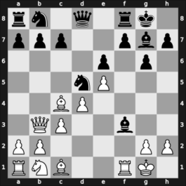 1966 Tbilisi ch-URS – Round 17 – Bronstein, David I – 1-0 – Nikolaevsky, Yuri V – G157