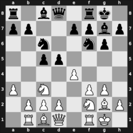 1966 Tbilisi ch-URS – Round 20 – Taimanov, Mark E – 1-0 – Gurgenidze, Bukhuti – G185