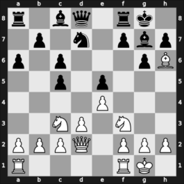 1966 Tel Aviv 6th – Round 8 – Matanovic, Aleksandar – 1/2-1/2 – Peretz, Malkiel – G28