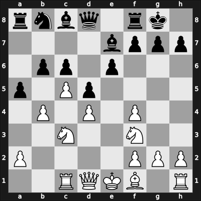 1966 Tel Aviv ISR – Round 6 – Gheorghiu, Florin – 1/2-1/2 – Sliwa, Bogdan – G9