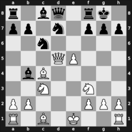 1966 Tel-Aviv it – Round 6 – Gat, Israel – 1/2-1/2 – Kraidman, Yair – G10