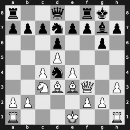 1966 Tel-Aviv it – Round 8 – Golombek, Harry – 1/2-1/2 – Kagan, Shimon – G17
