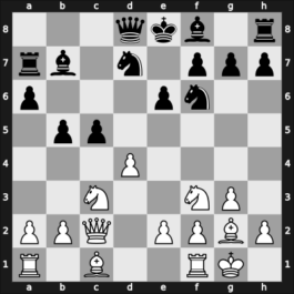 1966 Titovo Uzice – Round 1 – Ree, Hans – 1/2-1/2 – Pachman, Ludek – G4