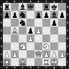 1966 Titovo Uzice – Round 1 – Ciric, Dimitrije – 1/2-1/2 – Parma, Bruno – G54
