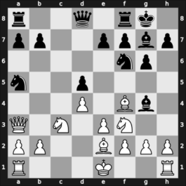 1966 URS Team Ch – Round 1 – Nikolaevsky, Yuri V – 1/2-1/2 – Semenov, Vladimir. – G1