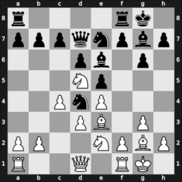 1966 URS Team Ch – Round 1 – Botvinnik, Mikhail – 1/2-1/2 – Geller, Efim P – G14
