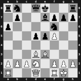 1966 Moscow (URS Team Ch) – Round 1 – Zheliandinov, Viktor – 1/2-1/2 – Savon, Vladimir – G45