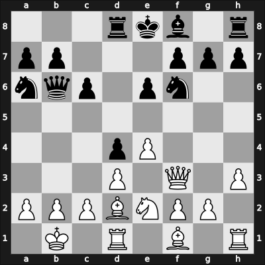 1966 Moscow (URS Team Ch) – Round 1 – Shipov B – 1-0 – Bagirov, Vladimir – G54