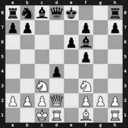 1966 URS Team Ch – Round 1 – Liberzon, Vladimir M – 1/2-1/2 – Botvinnik, Mikhail – G70