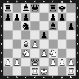1966 URS Team Ch – Round 1 – Tal, Mikhail – 1/2-1/2 – Spassky, Boris Vasily – G74