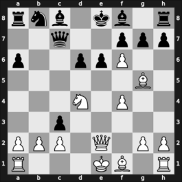 1966 USSR – Round 1 – Tukmakov, Vladimir B – 1-0 – Rashkovsky, Nukhim N – G21