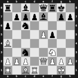 1966 USSR – Round 1 – Tukmakov, Vladimir B – 0-1 – Grigorian, Levon – G28