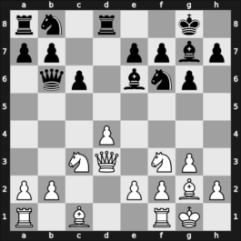 1966 Venice – Round 1 – Lengyel, Laszlo – 1/2-1/2 – Golombek, Harry – G8