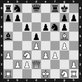 1966 Venice tt – Round 1 – Zivkovic, Aleksandar – 1/2-1/2 – Magrin, Antonio – G3