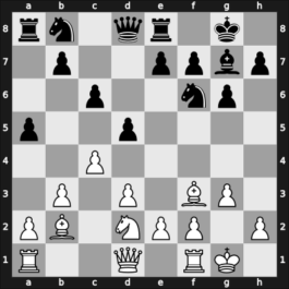 1966 WchT U26 fin-A 13th – Round 9 – Jakobsen, Ole – 1/2-1/2 – Rajkovic, Dusan – G13