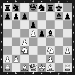 1966 Zinnowitz – Round 7 – Uhlmann, Wolfgang – 1-0 – Moehring, Guenther – G11
