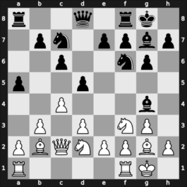 1966 Zinnowitz – Round 8 – Liebert, Heinz – 1/2-1/2 – Malich, Burkhard, Dr. – G16