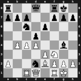 1966 Zinnowitz GER – Round 9 – Golz, Werner – 1/2-1/2 – Fichtl, Jiri – G18