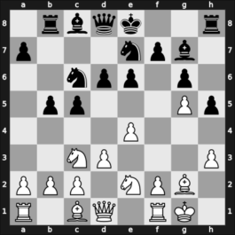 1966 Zinnowitz Zinnowitz GER – Round 12 – Pietzsch, Wolfgang – 1/2-1/2 – Hennings, Artur – G40