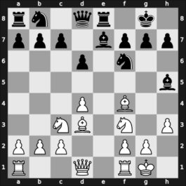 1966 Zinnowitz Zinnowitz GER – Round 12 – Fuchs, Reinhart – 1/2-1/2 – Malich, Burkhard, Dr. – G42