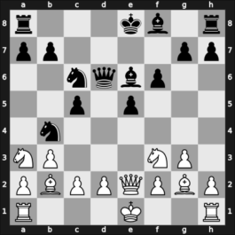 1967 Budapest Bajnogsag 8th – Round 1 – Csom, Istvan – 1/2-1/2 – Forintos, Gyozo V – G4
