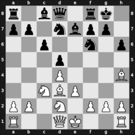 1967 Budapest Bajnogsag 8th – Round 7 – Kluger, Gyula – 1-0 – Guertler, Jozsef – G42