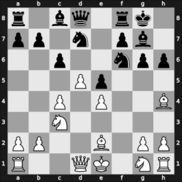 1967 Budapest Bajnogsag 8th – Round 7 – Toth, Bela – 0-1 – Portisch, Ferenc – G43