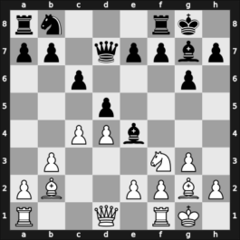 1967 Budapest Bajnogsag 8th – Round 7 – Varnusz, Egon – 1/2-1/2 – Csom, Istvan – G46