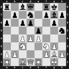 1967 Budva – Round 1 – Taimanov, Mark E – 1/2-1/2 – Tal, Mikhail – G3
