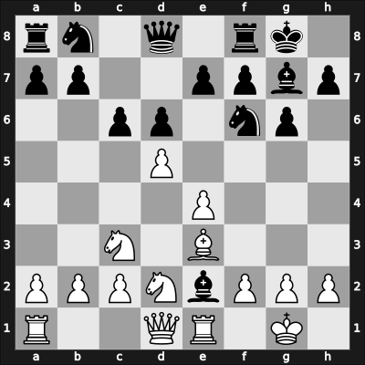 1967 Budva – Round ? – Taimanov, Mark E – 1-0 – Ivkov, Borislav – G27