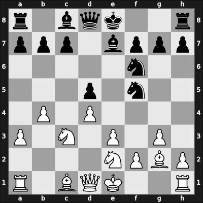 1967 Budva – Round ? – Geller, Efim P – 0-1 – Taimanov, Mark E – G28