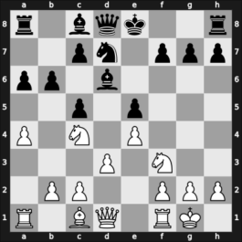1967 Bratislava (CSR Ch) – Round 3 – Augustin, Josef – 1/2-1/2 – Novak, Ervin – G21