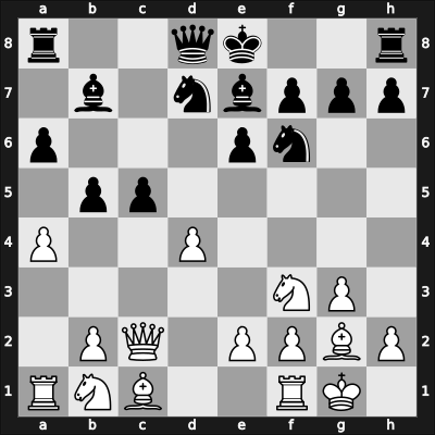 1967 Capablanca Memorial – Round 11 – Smyslov, Vladimir – 1/2-1/2 – Polugaevsky, Lev – G95