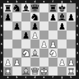 1967 Clare Benedict Cup 14th – Round 1.4 – Kestler, Hans-Guenther – 1/2-1/2 – Nievergelt, Erwin – G4