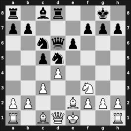 1967 Copenhagen – Round 1 – Heidenfeld, Wolfgang – 1/2-1/2 – Andersen, Borge – G12