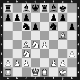 1967 Cordoba Open – Round 1 – Puiggros, Guillermo – 1-0 – Bronstein, Luis Marcos – G3