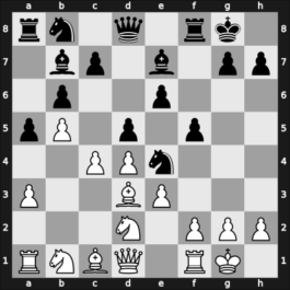 1967 DDR Ch 16th – Round 4 – Malich, Burkhard, Dr. – 1/2-1/2 – Schoeneberg, Manfred – G17