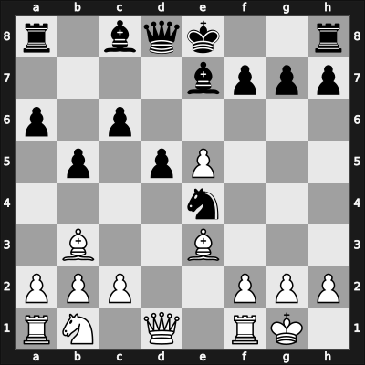 1967 DDR Ch 16th – Round 11 – Neukirch, Detlef – 1/2-1/2 – Liebert, Heinz – G56
