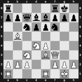 1967 Vejle (DEN Ch) – Round 7 – Pedersen, Eigil – 1/2-1/2 – Blom, Kaj – G27