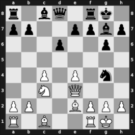 1967 DSV-Turnier – Round 6 – Liberzon, Vladimir M – 1/2-1/2 – Spiridonov, Nikola – G37