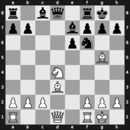 1967 EU Team Ch preliminary – Round 6 – Holaszek, Hans – 1/2-1/2 – Barcza, Gedeon – G33