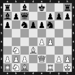 1967 FRG Ch 09th – Round 12 – Stern, Dieter – 1/2-1/2 – Huebner, Robert – G17
