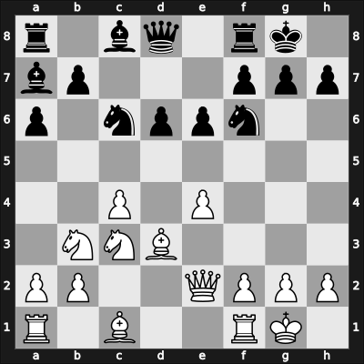 1967 FRG Ch Kiel GER – Round 2 – Hecht, Hans-Joachim – 1/2-1/2 – Huebner, Robert – G8