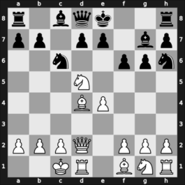1967 FRG Ch Kiel GER – Round 6 – Teufel, Juergen – 1/2-1/2 – Besser, Hans – G25