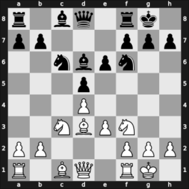 1967 HUN Ch – Round 6 – Szily, Jozsef – 1/2-1/2 – Dely, Peter – G13
