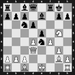 1967 HUN Ch – Round 9 – Forintos, Gyozo V – 1/2-1/2 – Farago, Ivan – G31