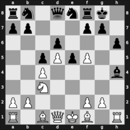 1967 HUN Ch – Round 14 – Meleghegyi, Csaba – 1/2-1/2 – Dely, Peter – G51