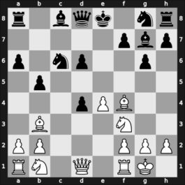 1967 HUN Ch Budapest HUN – Round 7 – Prelovszky, Laszlo – 1/2-1/2 – Szabo, Laszlo – G27