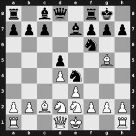 1967 HUN Ch Budapest HUN – Round 16 – Tipary, Lajos – 1/2-1/2 – Dely, Peter – G54