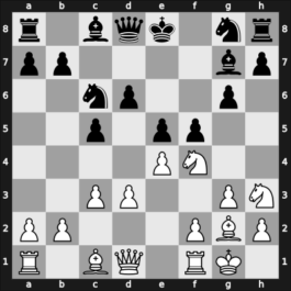 1967 Hastings6768 – Round 3 – Keene, Raymond D – 1/2-1/2 – Basman, Michael J – G14